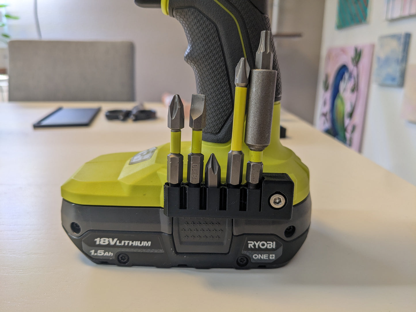 Ryobi Bit Holder/Ryobi One Plus HP Bit Clip/Ryobi One+ HP Bit Clip/Ryobi One+ hp Bit Holder - 100% Designed and Made in the USA!