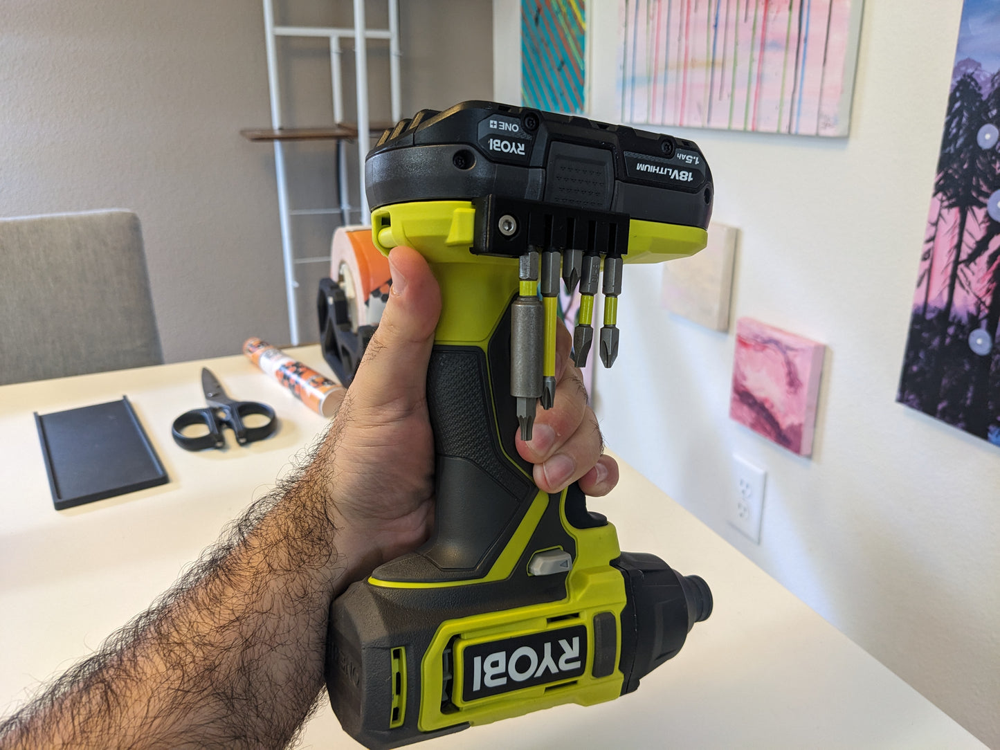 Ryobi Bit Holder/Ryobi One Plus HP Bit Clip/Ryobi One+ HP Bit Clip/Ryobi One+ hp Bit Holder - 100% Designed and Made in the USA!