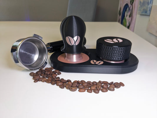Self-Leveling Espresso Tamper And Distribution Tool
