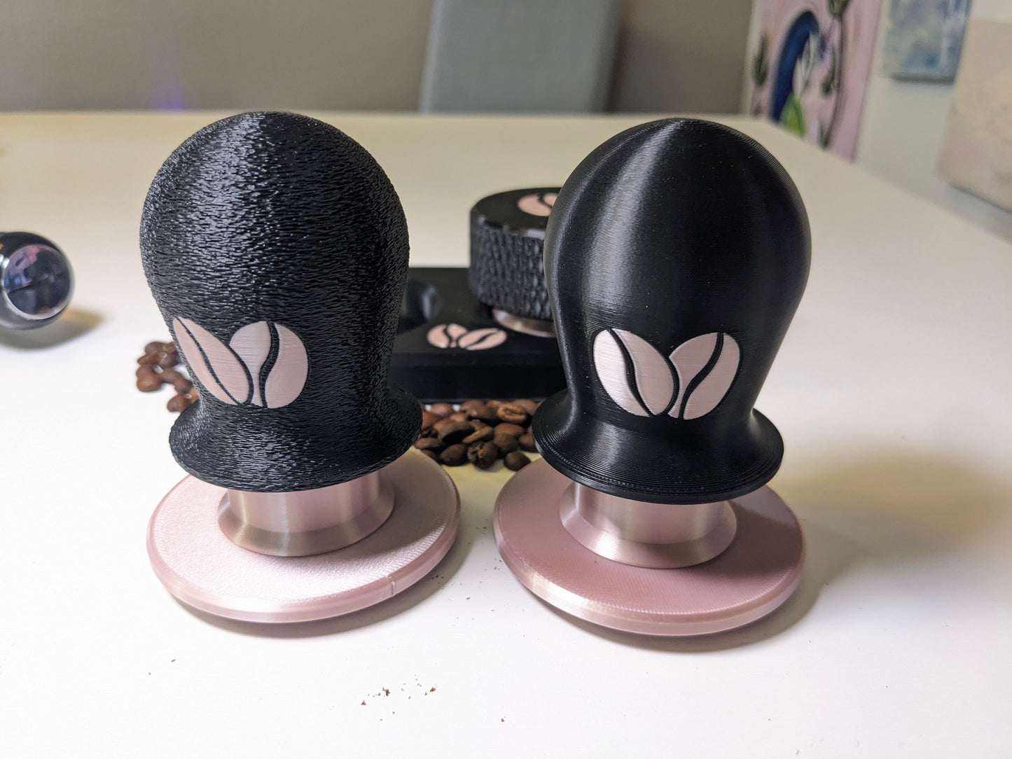 Self-Leveling Espresso Tamper And Distribution Tool