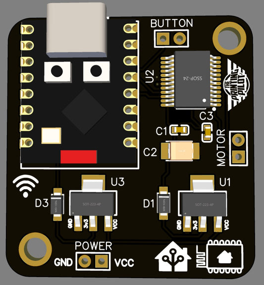 DIY Smart Air Refreshener (Glade Air Spray) PCB Only